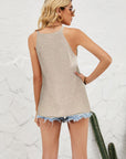 Grecian Neck Knit Tank - Online Only