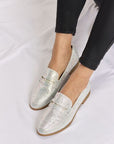 Forever Link Rhinestone Point Toe Loafers