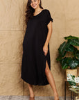 Heimish Love On Me Full Size Solid Maxi Dress - Online Only