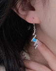 Twisted Opal Drop Earrings - Online Only