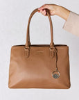 David Jones Structured Leather Handbag