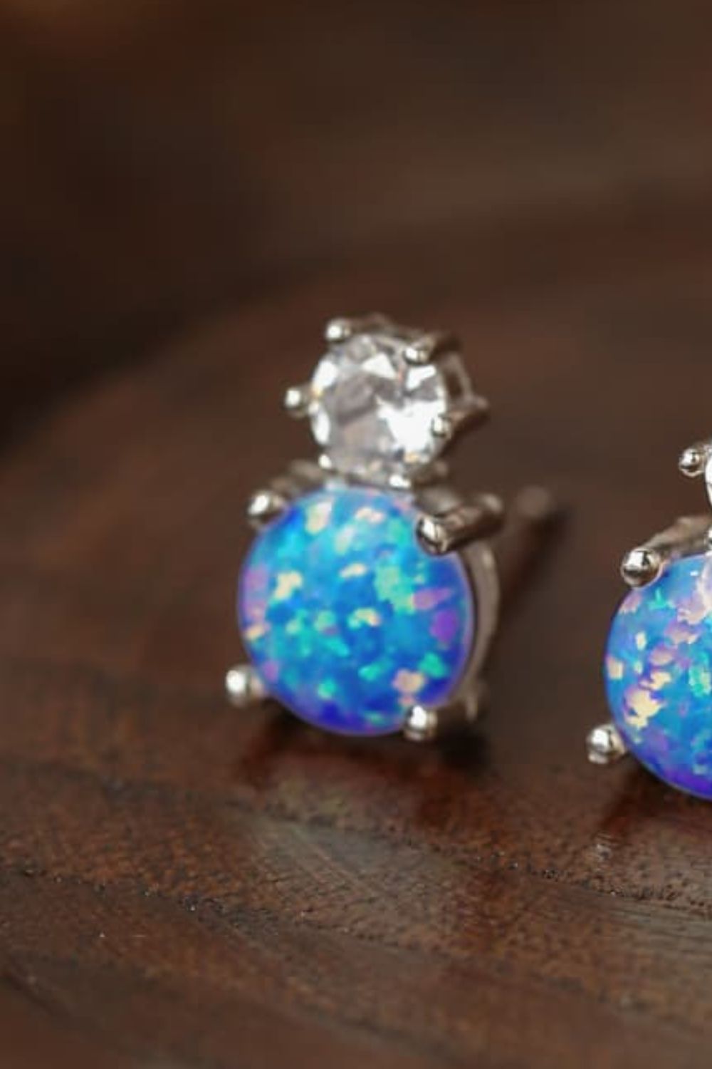 4-Prong Opal Stud Earrings - Online Only