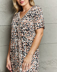 MOON NITE Quilted Quivers Button Down Sleepwear Dress - Online Only