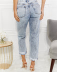 Kancan Kendra High Rise Distressed Straight Jeans - Online Only