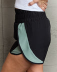 Ninexis Put In Work High Waistband Contrast Detail Active Shorts - Online Only