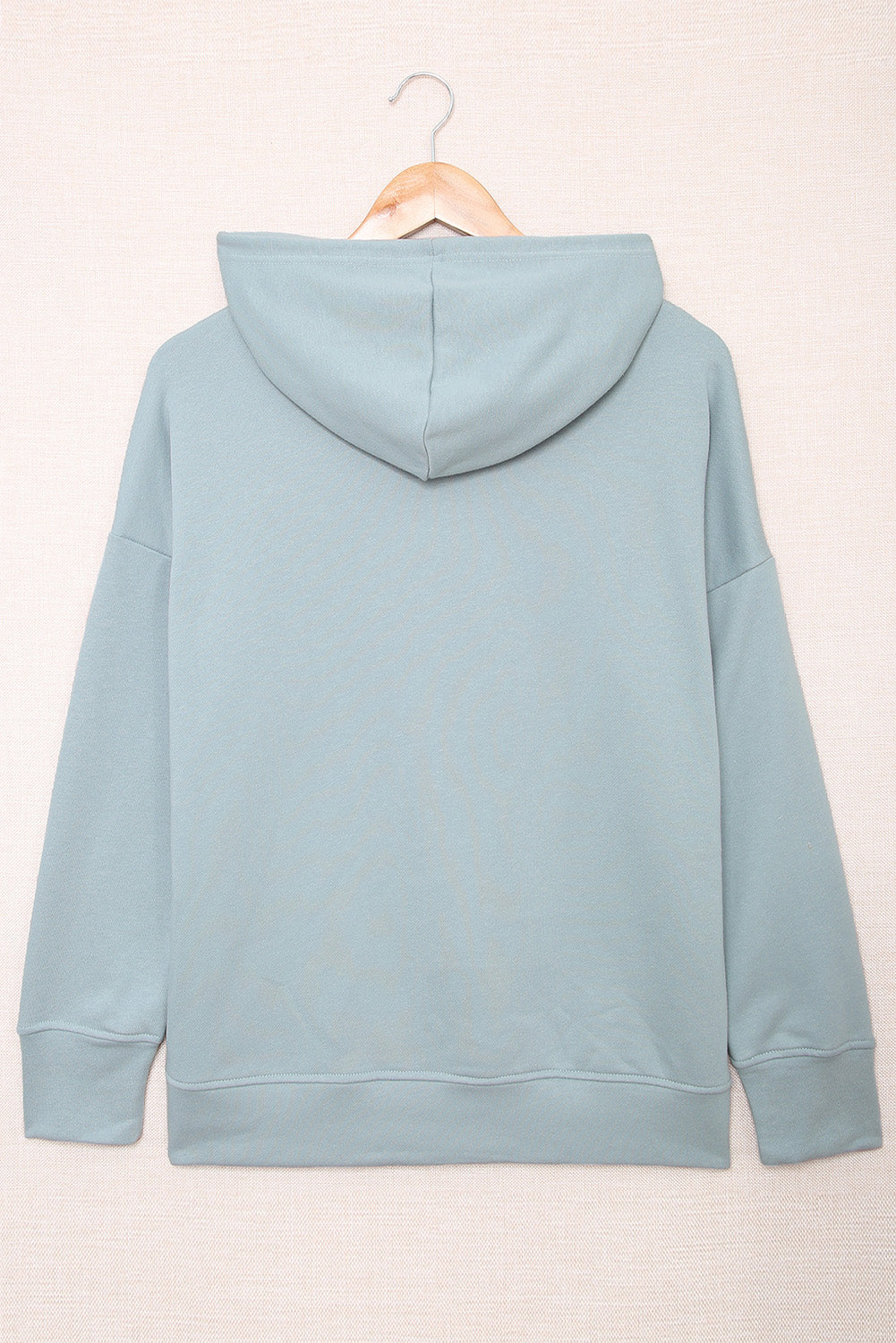 Drop Shoulder Hoodie with Slit - Online Only