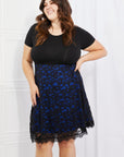 Yelete Full Size Contrasting Lace Midi Dress - Online Only - My Pampered Life Seattle