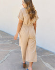 Petal Dew All In One Full Size Solid Jumpsuit - Online Only