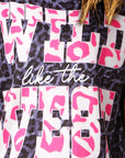 Wild Like The West Graphic Leopard Tee - Online Only
