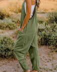 Double Take  V-Neck Sleeveless Jumpsuit with Pocket