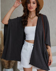Open Front Dolman Sleeve Cardigan - Online Only