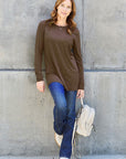 Basic Bae Full Size Round Neck Long Sleeve Top