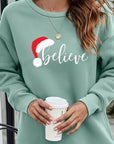 BELIEVE Graphic Tunic Sweatshirt