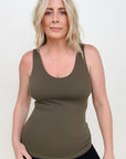 11 Colors - FawnFit Long Length Lift Tank 2.0 with Built-in Bra