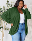 Basic Bae Full Size Ribbed Cocoon Cardigan