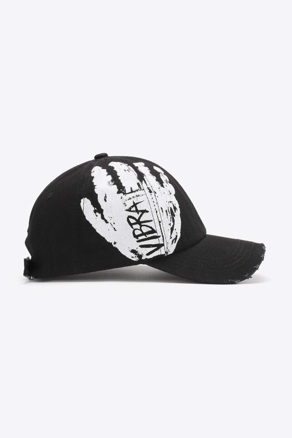 VIBRA Graphic Distressed Adjustable Baseball Cap - Online Only