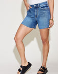 Judy Blue Full Size High Waist Slim Denim Shorts