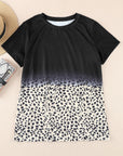 Printed Short Sleeve Round Neck Tee - Online Only
