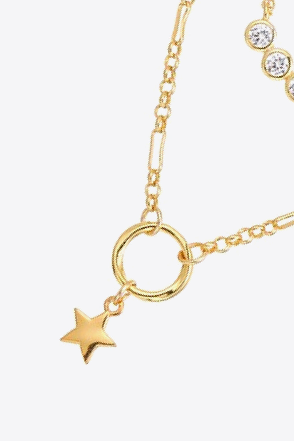 Zircon Star Pendant Necklace - Online Only