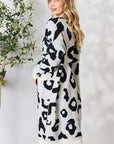 BiBi Leopard Open Front Cardigan