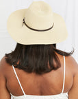 Fame Boho Summer Straw Fedora Hat - Online Only