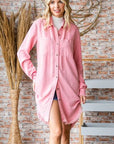 Veveret Button-Up Shirt Dress