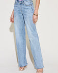 Judy Blue Full Size V Front Waistband Straight Jeans