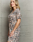 MOON NITE Quilted Quivers Button Down Sleepwear Dress - Online Only