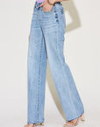 Judy Blue Full Size V Front Waistband Straight Jeans