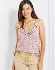 Culture Code Full Size Taste of Spring Ruffle Sleeveless Top - Online Only