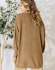 Basic Bae Full Size Ribbed Cocoon Cardigan