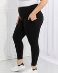 Leggings Depot Full Size Strengthen and Lengthen Reflective Dot Active Leggings