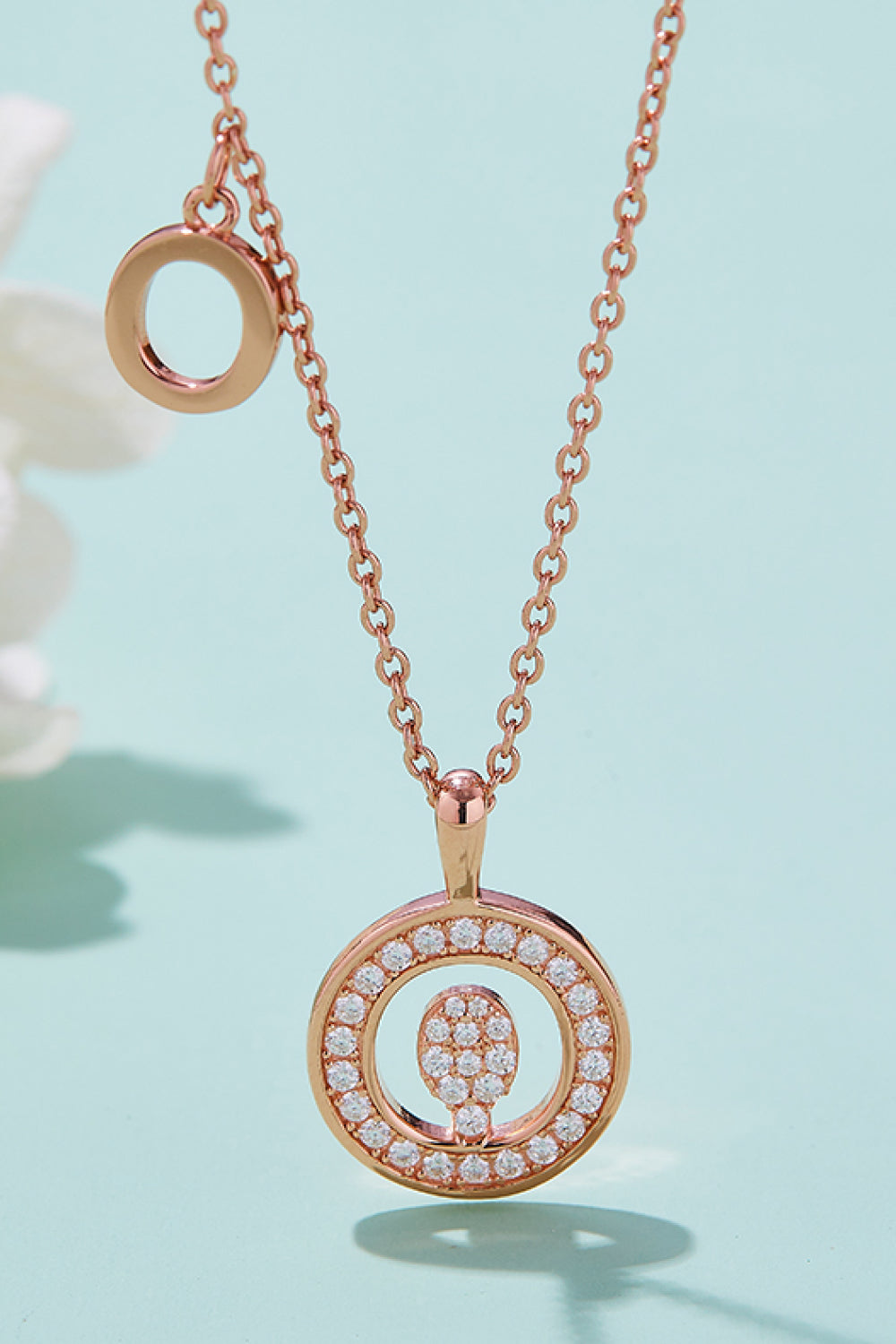 Moissanite K to T Pendant Necklace - Online Only