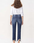 Lovervet Jackie High Rise Crop Straight Leg Jeans - Online Only