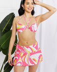 Marina West Swim Disco Dive Bandeau Bikini and Skirt Set - Online Only