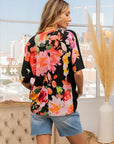 Sew In Love Full Size Floral Round Neck Short Sleeve T-Shirt