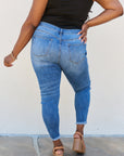 Kancan Lindsay Raw Hem High Rise Skinny Jeans - Online Only