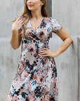 Heimish Give Me Roses Full Size Floral Maxi Wrap Dress - Online Only