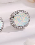 Opal Round Earrings - Online Only