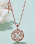 Moissanite U to Z Pendant Necklace - Online Only
