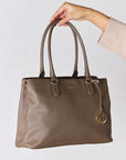 David Jones Structured Leather Handbag