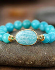 Natural Stone Beaded Bracelet