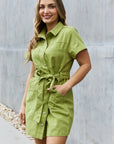 Jady By Jane Stick With Me Button Down Dress - Online Only