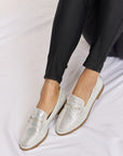 Forever Link Rhinestone Point Toe Loafers