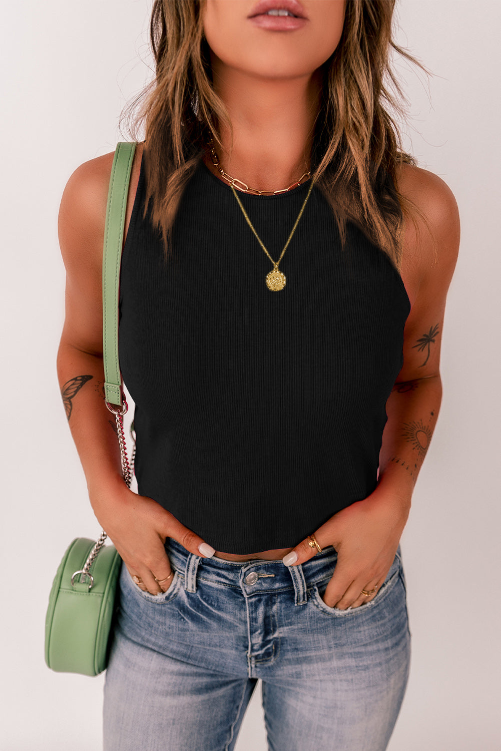 Round Neck Tank Top - Online Only