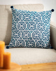 Embroidered Patterned Pillow