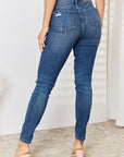 Judy Blue Full Size High Waist Distressed Slim Jeans