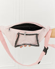 Fame Doing Me Waist Bag in Pink - Online Only