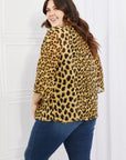 Melody Wild Muse Animal Print Kimono in Brown - Online Only