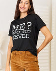 Simply Love Letter Graphic Round Neck T-Shirt